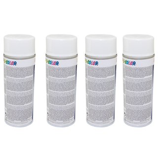 Spraypaint spraycan spraypaint Cars Dupli Color 652233 white satin 4 X 400 ml