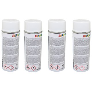 Spraypaint spraycan spraypaint Cars Dupli Color 652233 white satin 4 X 400 ml