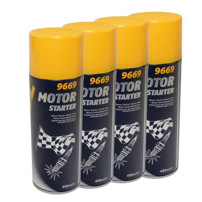 MANNOL Starter Spray Starthilfe Motor 4 X 450 ml online kaufen im, 14,59 €