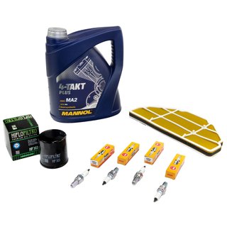 Maintenance Set oil 4L + air filter + oil filter + spark plugs