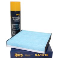 Cabin filter SCT SA1316 + cleaner air conditioning 520 ml...