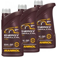 Engineoil Engine Oil MANNOL 5W30 API SN 3 X 1 liters