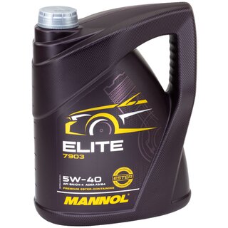 MANNOL Engineoil Engine oil ELITE 5W40 5 liters buy online by MVH, 27,95 €