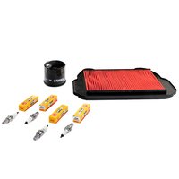 Maintenance package air filter + oil filter + spark plugs