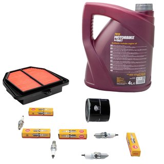 Maintenance Set oil 4L air filter + oil filter + spark plugs