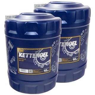 Motorsge Kettensge L Kette Kettenl MANNOL 2 X 10 Liter