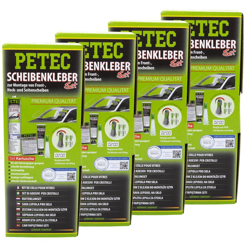 PETEC Scheibenkleber Set Kartusche 2 X 310 ml online im MVH Shop , 40,49 €