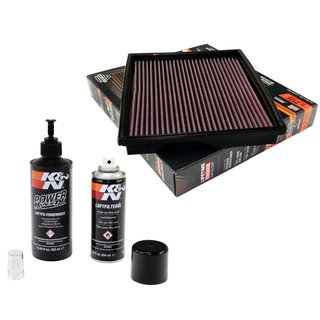 Air filter airfilter K&N 33-2125 + Airfilter Cleaning Kit