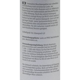 Coarse Sandingpolish siliconeoilfree Heavy Cut H9.02 Koch Chemie 5 X 1 Liters