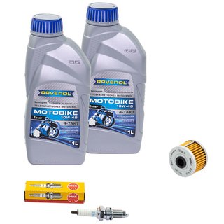 Maintenance Set oil 2L + oil filter + spark plug