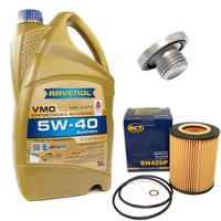 Engineoil set VMO SAE 5W-40 5 liters + Oil Filter SH426P...