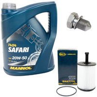 Motorl Set 20W50 5 Liter + lfilter SH4771L +...