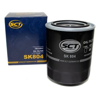 Engineoil set VMO SAE 5W-40 5 liters + Oil Filter SK804 + Oildrainplug 30264