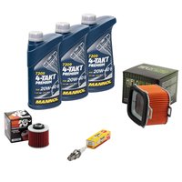 Maintenance Set oil 3L air filter + oil filter + spark plug