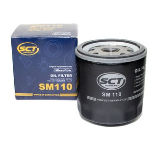 Motorl Set 5W30 5 Liter + lfilter SM110 + lablassschraube 38179