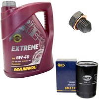 Motorl Set 5W40 5 Liter + lfilter SM137 +...