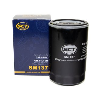 Motorl Set Top Tec 4100 5W-40 5 Liter + lfilter SM137 + lablassschraube 21096