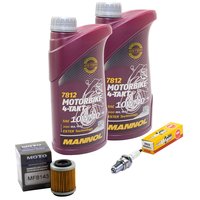 Maintenance Set oil 2L + oil filter + spark plug