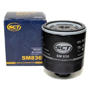 Motorl Set 5W30 4 Liter + lfilter SM836 + lablassschraube 48871