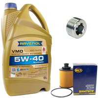Motorl Set VMO SAE 5W-40 5 Liter + lfilter SH4797P +...