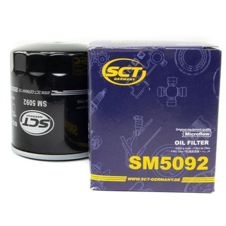 Engineoil set Longlife 5W30 API SN 5 liters + Oil Filter SM5092 + Oildrainplug 48871