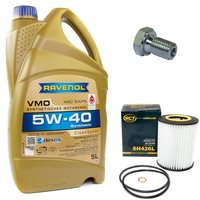 Engineoil set VMO SAE 5W-40 5 liters + Oil Filter SH426L...