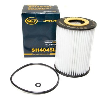 Engineoil set Top Tec 4100 5W-40 5 liters + Oil Filter SH4045L + Oildrainplug 12341