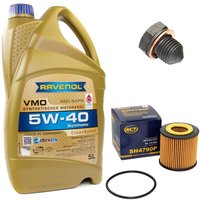 Motorl Set VMO SAE 5W-40 5 Liter + lfilter SH4790P +...