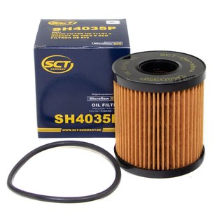 Oil filter engine Oilfilter SCT SH4035P + Oildrainplug 21096