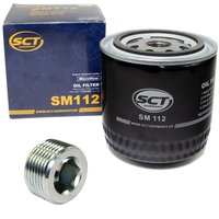 Oil filter engine Oilfilter SCT SM112 + Oildrainplug 38179