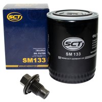 Oil filter engine Oilfilter SCT SM133 + Oildrainplug 21096