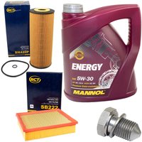 Engine Oil Set 5W-30 4 liters + oil filter SCT SH420P +...