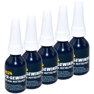 Screwlock Screw lock mediumstrength Fix thread MANNOL 5 X 10 ml