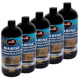 Marine EVA Schaumdeckreiniger Deckreiniger Autosol 11 015600 5 X 1 Liter Flasche