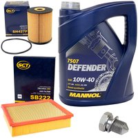 Engine Oil Set 10W-40 5 liters + oil filter SCT SH427P +...