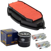 Maintenance package air filter + oil filter + spark plugs