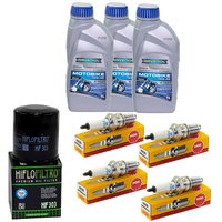 Maintenance Set oil 3L + oil filter + spark plugs