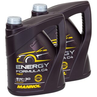 Motorl Motor l MANNOL 5W30 Energy Formula C4 API SN 2 X 5 Liter