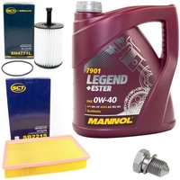 Engine Oil Set 0W-40 4 liters + oil filter SCT SH4771L +...