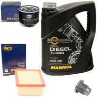 Engine oil set 5W40 Diesel Turbo 5 liters + oil filter...