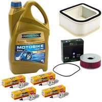 Maintenance Set oil 4L air filter + oil filter + spark plugs