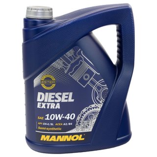 Motorl Set Diesel EXTRA 10W40 5 Liter + lfilter SH425/1P + lablassschraube 08277