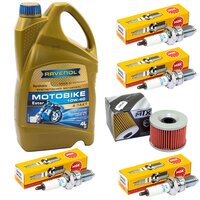 Maintenance package oil 4 Liter + oil filter + spark plugs