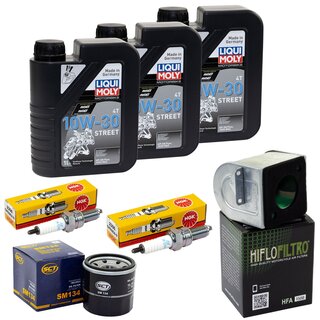 Maintenance Set oil 3 Liter air filter + oil filter + spark plugs