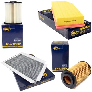 Filter Set Inspektion Kraftstofffilter SC 7014 P + lfilter SH 425/1 P + Luftfilter SB 2096 + Innenraumfilter SAK 158