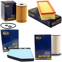 Filter set inspection fuelfilter SC 7073 P + oil filter...