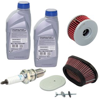 Maintenance Set oil 2 liters air filter + oil filter + spark plug