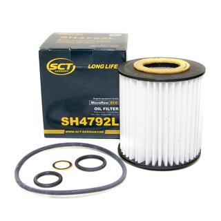 Filter Set Inspektion Kraftstofffilter ST 6508 + lfilter SH 4792 L + Luftfilter SB 2241 + Innenraumfilter SAK 148