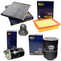 Filter set inspection fuelfilter ST 304 + oil filter SM...