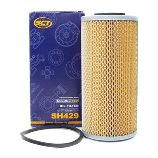 Filter set inspection fuelfilter ST 314 + oil filter SH 429 + Oildrainplug 12341 + air filter SB 528 + cabin air filter SAK 120